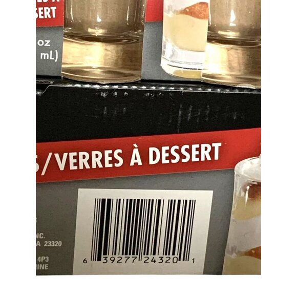 Cooking Concepts Dessert Glasses 1.5 Oz Set Of 3 Bonus Extra Glass Included - Picture 4 of 6